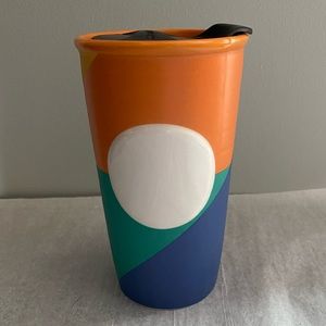 2016 MODERN GEOMETRIC DOT TRAVEL MUG